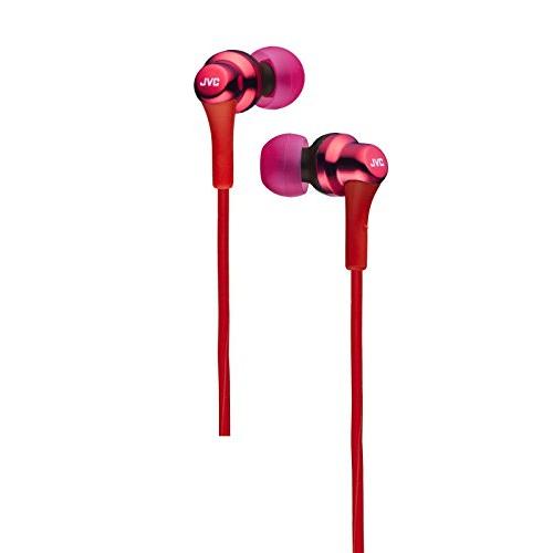 JVCケンウッド JVC HAーFX26ーR イヤホン 有線 カナル型 レッド | 
