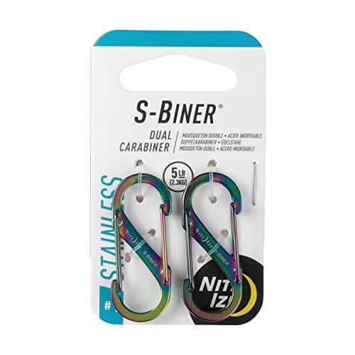 ナイトアイズ(NITEIZE) エスビナー ステンレス カラビナ #1 2個入 スペクトラム SB1-2PK-07 (日本正規品) | 