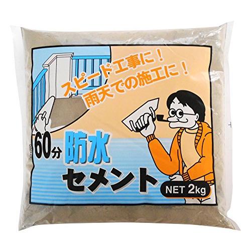 家庭化学 60分防水セメント グレー 2kg | 