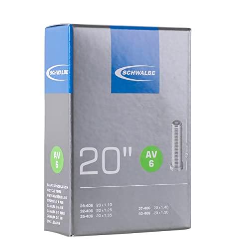【正規品】 シュワルベ(SCHWALBE) 20×1.10/1.50、20×11/8(406)用チューブ 米式 40mmバルブ 6AV | 