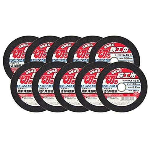 E−Value 切断砥石 鉄工10枚 100X2．2X15MM | 