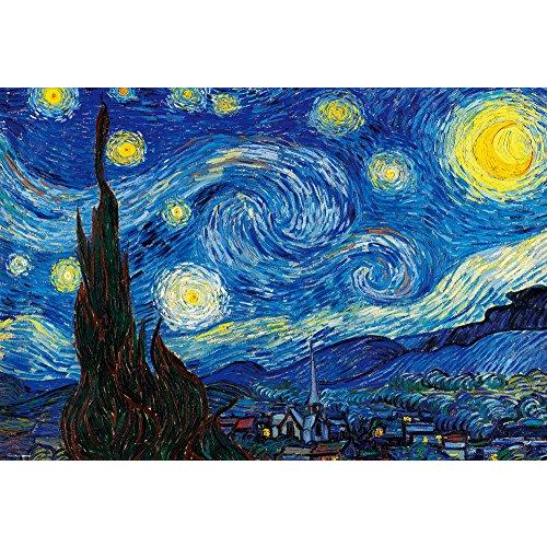 【日本製】 1000ピース ジグソーパズル 星月夜 マイクロピース(26×38cm) | 