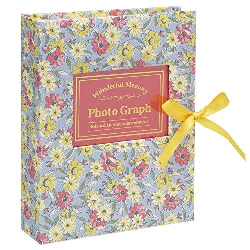 セキセイ SEKISEI アルバム ポケット ハーパーハウス フレームアルバム L200枚収容 L 151~200枚 花柄ブルー XP-3331 | 