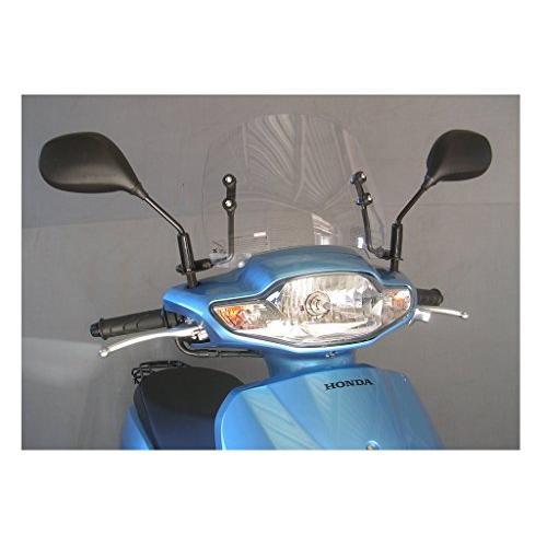 旭風防(AF ASAHI) TA-08 ショートバイザー [ Honda タクト(JBH-AF75) ] クリヤー TA-08 スクリーン | 