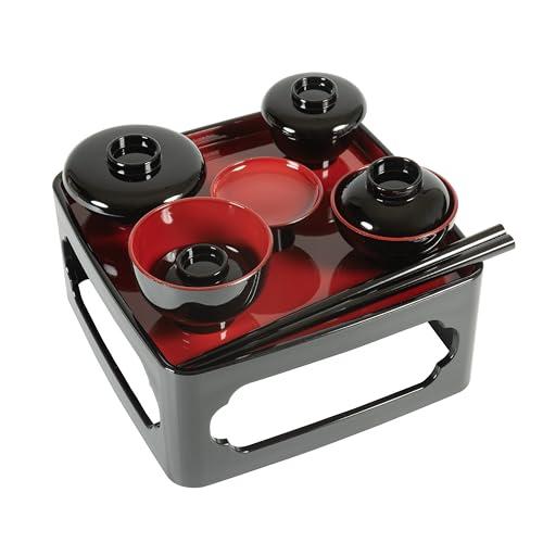 サンメニー 本格 仏膳 5.5寸 仏壇用 山中漆器 日本製 お霊供膳 お供え膳 セット 仏具 仏膳セット 仏膳器 仏膳台 現代 仏壇 仏具小物 | 