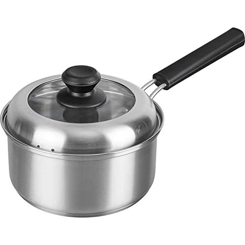 和平フレイズ 片手鍋 18cm ステンレス ガス・IH対応 厚底 蓋付 ローザー RB-2315 | 