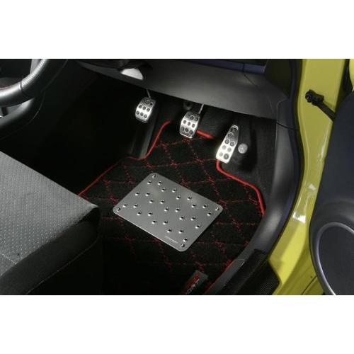 MONSTER SPORT アルミヒールプレート クリヤアルマイト 汎用 848100-0000M | 