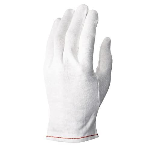 布施商店 COVER WORK 40スムス手袋(マチなし) 12双組 L 白 FT-3105 | 