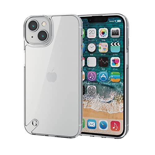 エレコム iPhone 14 / 13 ケース カバー 耐衝撃 衝撃吸収 ストラップホール付き クリア PM-A22AHVCKCR | 