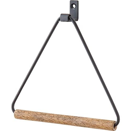 POSH LIVING(ポッシュリビング) タオルかけ ブラック W19×D3×H19cm 1412512 | 