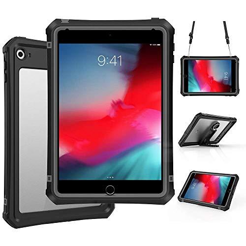 iPad mini4 防水ケース iPad mini5 防水カバー IP68規格 防水 防塵 耐衝撃 全面保護 衝撃吸収 軽量 タブッレト カバ | 
