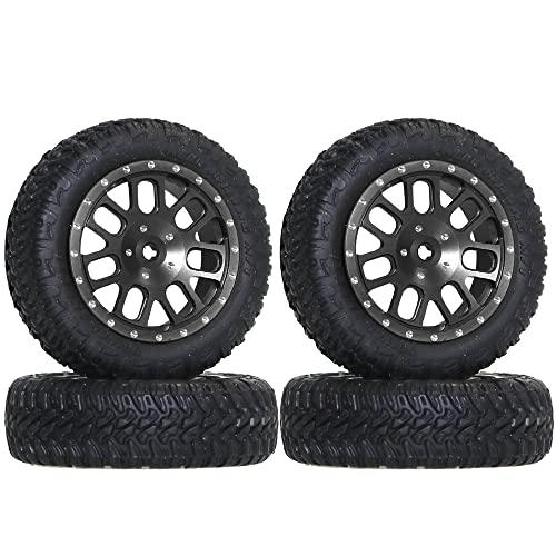 SPデュアル7スポークホイル:MINI-Z4X4ジムニー用[イーグル模型][#MINI-Z4X4-D7] (BK) | 