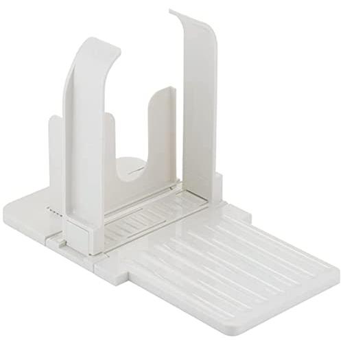 下村企販 食パンスライス パンナビ ホワイト 34659 約67×170×200mm | 