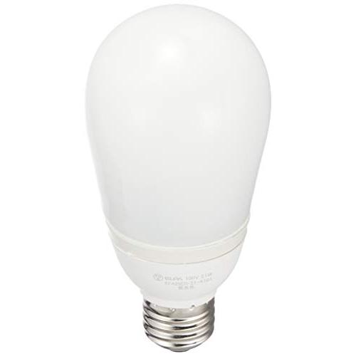 エルパ (ELPA) 電球形蛍光灯A形100W形 電球 100V 21W 1300lm 3波長形昼光色 屋内用 EFA25ED/21-A101H | 