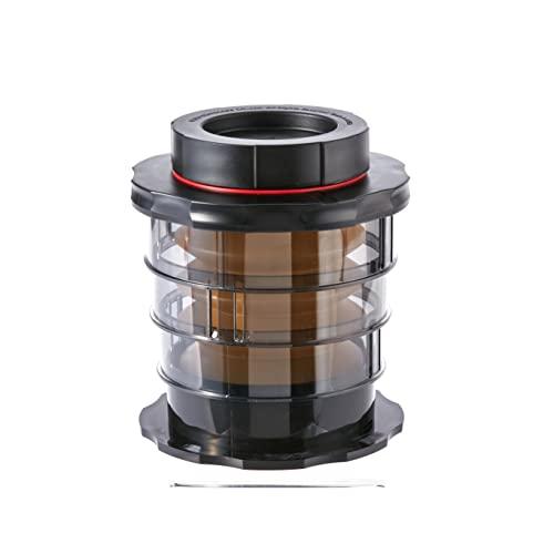 カフラーノ Cafflano コーヒーメーカー フレンチプレス 収納ケース付 ポータブル 微粉が出にくいフィルター ブラック Φ10.8×12c | 