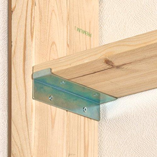 和気産業 Walist ウォリスト DIY 壁面収納 突っ張り 棚受金具2枚用 ユニクロ WAT-103 2個入 | 