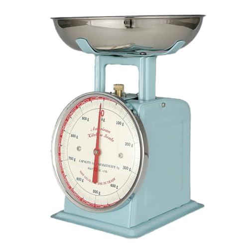 ダルトン(Dulton) アメリカンキッチンスケール 1kg サックス 100-061 本体:スチール 皿:ステンレス 中国 BSK8504 | 