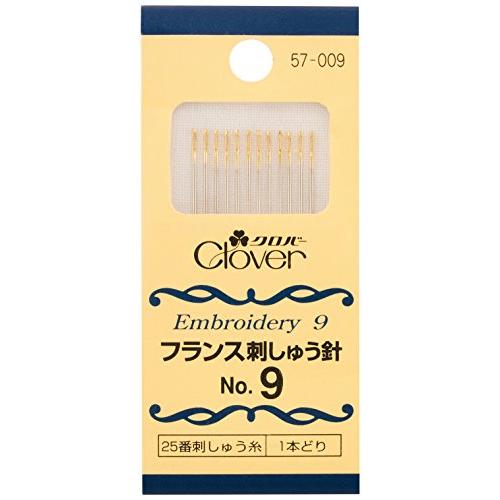 Clover フランス刺しゅう針 No.9 12本入り 57-009 | 
