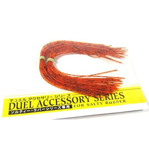 DUEL(デュエル) ファインラバー ORBL タイラバアクセサリー シリコン オレンジブラックスポット F854-ORBL | 