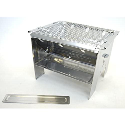 尾上製作所(ONOE) フォールディングBBQコンロII F-2527-II [水洗いOK 焚き火台 キャンプ用品 BBQ コンロ グリル バー | 