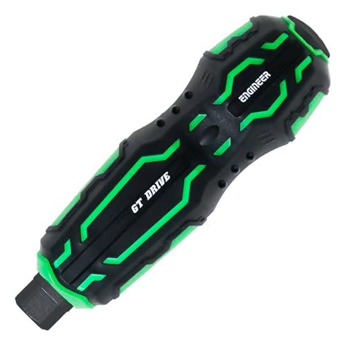 ENGINEER エンジニア ネジザウルスGTドライヴ ボルスター付きボールグリップ貫通ドライバー 六角 グリップのみ DZ-70 | 