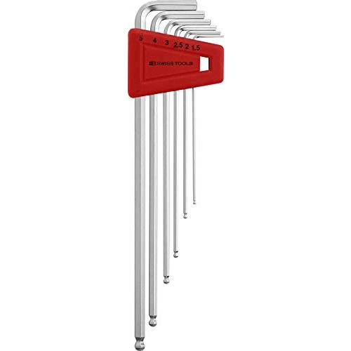 PBスイスツールズ ボール付ロング六角棒レンチセット 212LH5CN | 