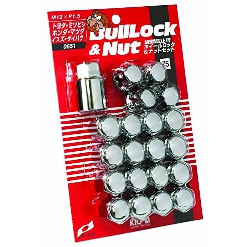 KYO-EI [ 協永産業 ] Bull Lock [ 袋タイプ 21HEX ] M12 x P1.5 5H車用 [ 個数：20P ] [ 品番 | 