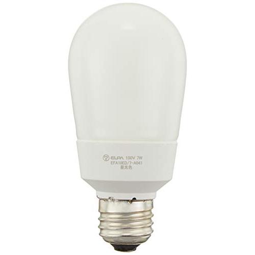 エルパ (ELPA) 電球形蛍光灯A形40W形 電球 100V 7W 400lm 3波長形昼光色 屋内用 EFA10ED/7-A041H | 