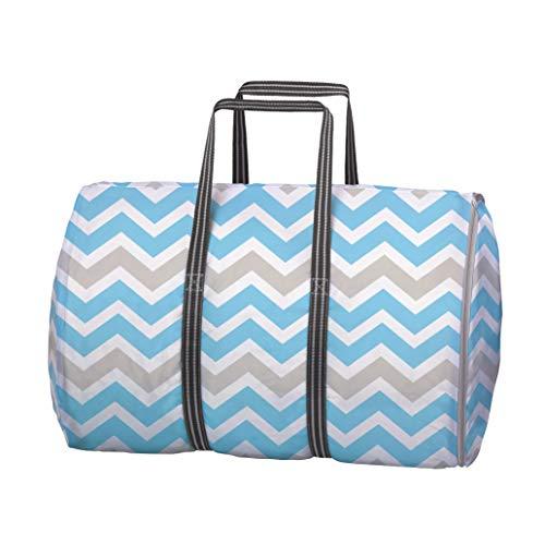 東和産業 洗濯ネット コインランドリー用 ランドリーバッグ ブルー LL 約40×40×55cm 一つで3役 持ち運びに便利 メッシュ生地 22 | 