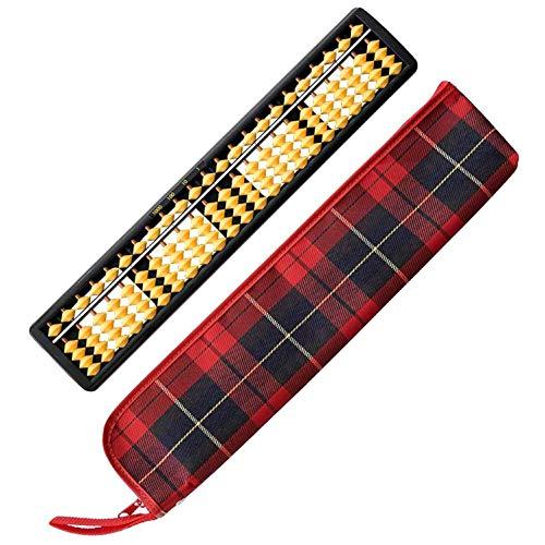 雲州堂 そろばんパック 23桁 U-23Eソロバンパツク#19 赤 | 