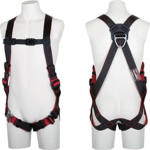 藤井電工(Fujii Denko) 新規格 フルハーネス レヴォハーネス 〔ハーネス本体のみ〕 Mサイズ TH-508-OT-BKR-M ツヨロ | 