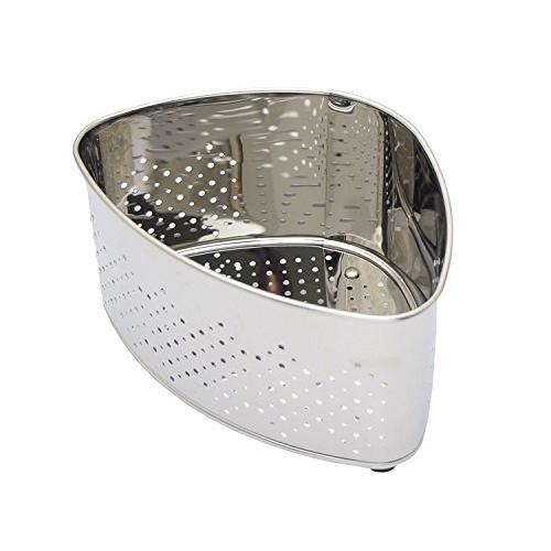 高儀(Takagi) 抗菌仕様 ステンレス ノーマルサイズ 三角コーナー シルバー シンクのごみ入れ ヌメリにくい 底面足ゴム付 シンク 流し台 | 