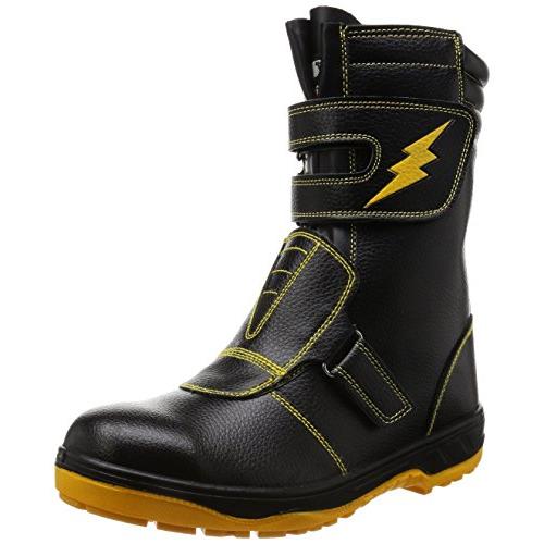 福山ゴム 耐油・帯電防止ハイカット安全靴 キャプテンプロセフティー3 ブラック 26.5cm | 