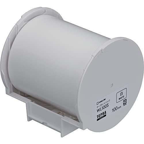 KING JIM Grandテープカートリッジ 白 100mm WL100S | 