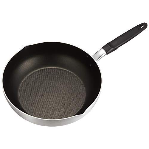 遠藤商事 業務用 ドリス いため鍋 28cm 内面フッ素樹脂加工 IH対応 本体アルミニウム 取っ手フェノール樹脂 ADLM302 | 