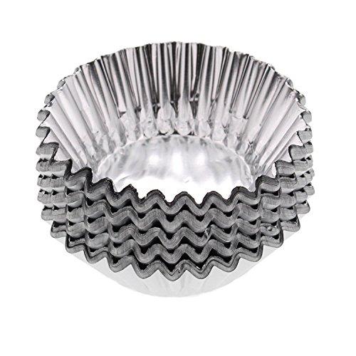 大黒工業 おかずカップ・バラン シルバー 5号 FMホイルケース 6F 592908 500枚入 | 