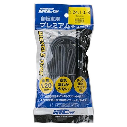 IRC TIRE (アイ・アール・シー) 自転車 チューブ (プレミアムチューブ) WO 24 × 1 3/8 英式バルブ 30mm | 