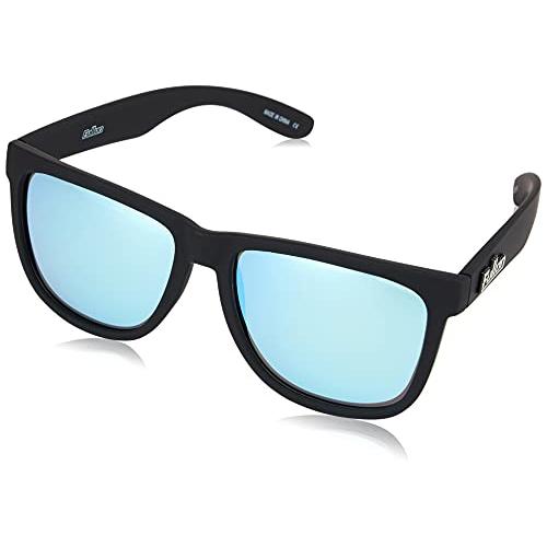 FULLON(フローン) アイウェア サングラス FBL 043-2 マットブラック (ラバーフィニッシュ） ブルーミラー偏光 | 