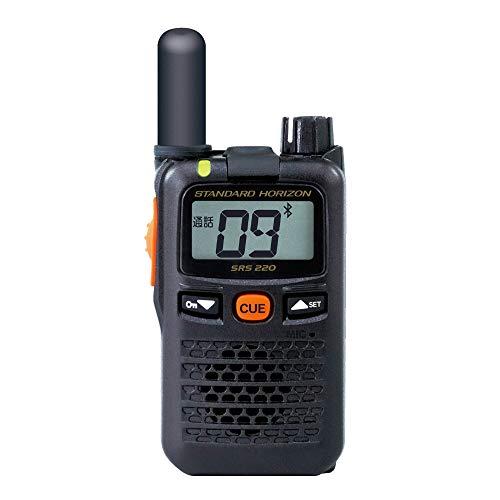 八重洲無線 スタンダードホライゾン 特定小電力トランシーバー ショートアンテナ Bluetooth対応 SRS220SA ブラック | 