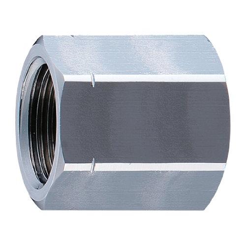 SANEI 配管部品 メスメスソケット パッキン付き G1/2 Rc1/2 T213-13 | 