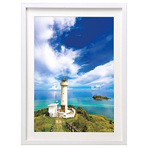 ハクバ HAKUBA 額縁 MM-01 A4 木製 スタンド付 ホワイト FWMM01-WTA4 | 