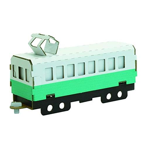 ハコモ(hacomo) hacomo kids 電車（緑） 371 ダンボール工作キット | 