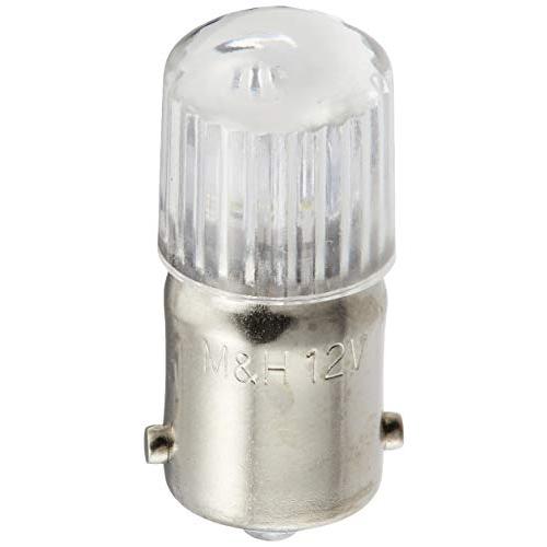 M&Hマツシマ LED Lビーム ホワイト LED1個 12V BA9S L702WH ライト バルブ | 