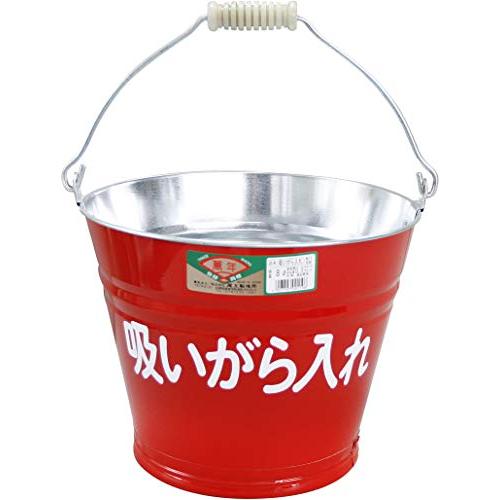 尾上製作所(ONOE) バケツ吸いがら入れ [8リットル 衝撃や寒さに強い亜鉛鉄板 工場・建設現場・レストランの調理場等で活躍 口径27.6 x | 