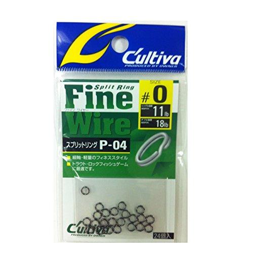 OWNER(オーナー) 72804 P-04 スプリットリングファインワイヤー0 | 