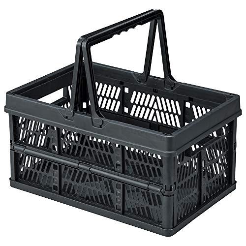 東谷(Azumaya-kk) 収納ボックス ブラック 幅38×奥行26×高さ20cm スタッチボックス LFS-31BK | 