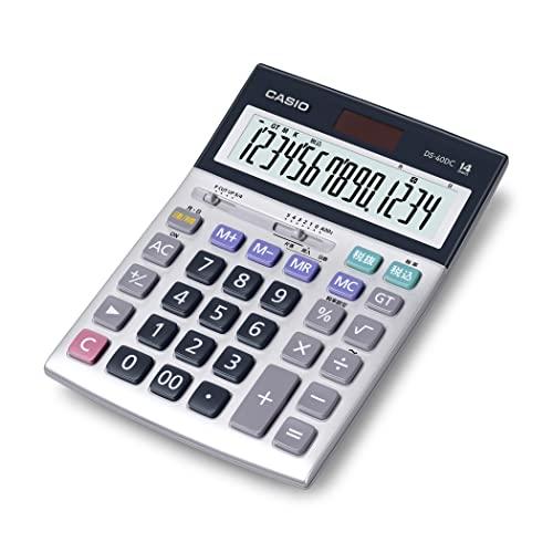 カシオ 本格実務電卓 14桁 日数&時間計算 グリーン購入法適合 デスクタイプ DS-40DC | 
