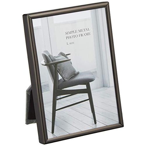 FUJICOLOR フォトスタンド 1204L メタル Lサイズ ブラック 505935 | 