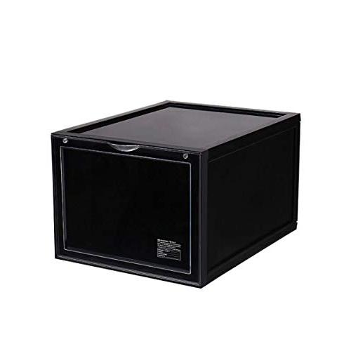 bcl シューズケース ＫＤ ブラック シューズケース 収納 シューズボックス 玄関 組み立て式 収納ボックス 靴箱 | 