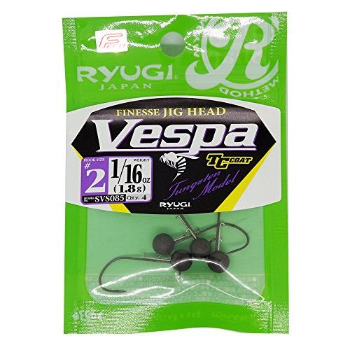 リューギ(RYUGI) ジグヘッド ヴェスパ #2 1.8g ブラック | 